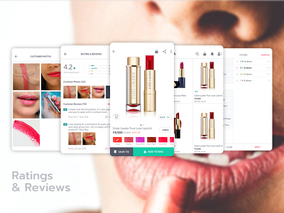 Ratings & Reviews for Fashion E-commerce Apps android app browse ecom fashion myntra shopping ui ux visual