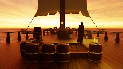 Barco 3d art ambient b3d blender3d design videogames