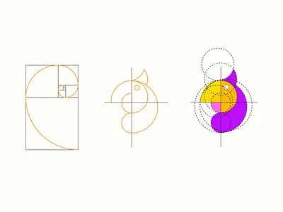 Parrot, Golden Ratio Logo Design animal bird logo birds branding goldenratio gramatic graphicdesign grids logo concepts logo design branding logo design process logo designer logo grids logo system mascot modern logo parrots unused vector