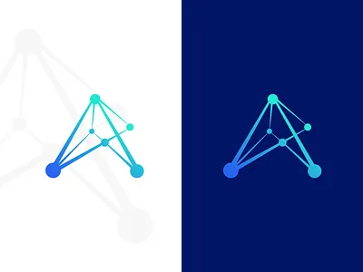 A - Letter, nodes, network, connecting, letter mark a b c d e f g h i j k l m n a logo abstract alphabet logo branding connection connections connected digital dots iot letter logo letter mark monogram for sale logo designer logotype tech technology minimalist network nodes o p q r s t u v w x y z smart clever modern logo design trace typography vector icons