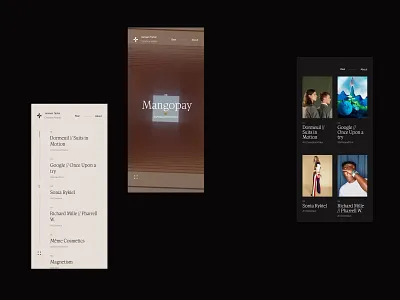 JAMEEN TARLIER - PORTFOLIO 3d animation design interaction interaction design portfolio site ui ui design