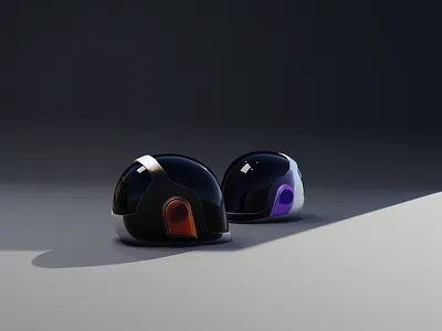 Harder, Better, Faster, Stronger 3d b3d better blender concept daft punk daftpunk faster harder helmet helmets illustration low poly lowpoly music render stronger