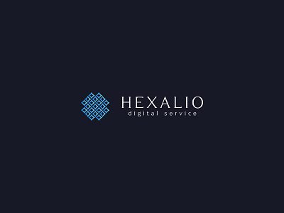 hexalio abstract brand design business creative design designs digital geometric hexa hexagon logo logo design logodesign logotype minimal service shape symbol vector