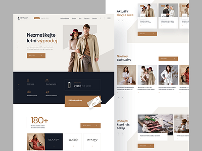 Shopping Center - Homepage fashion homepage minimal shopping shopping center shops simple ui