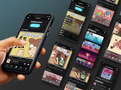 Radbot UI design figma ios product product design ui