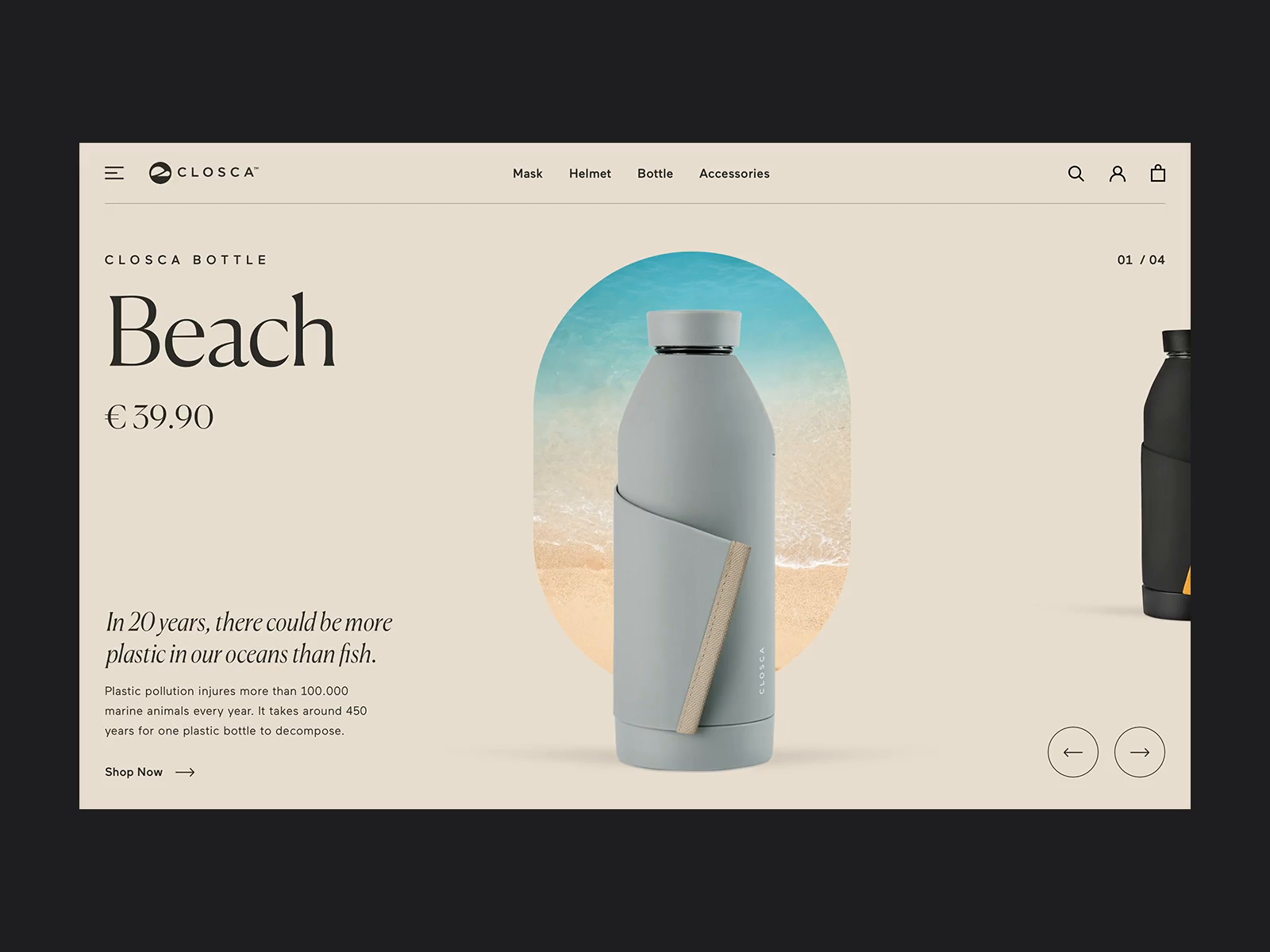 Example of Product Carousel Experience