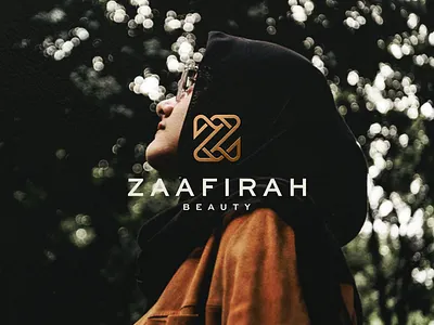 Zaafirah Beauty beauty branding design female icon lettermark logo logotype monogram symbol vector women zletter zlogo