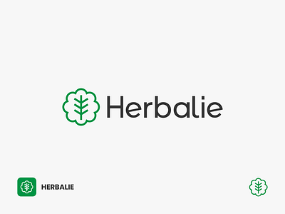 Herbalie Logo combination mark cough health healthy leaves logo lineart linelogo logo design logomark medical medical care medicine bottle medicine logo modernlogo nature logo product stalk syrup wellbeing wellness