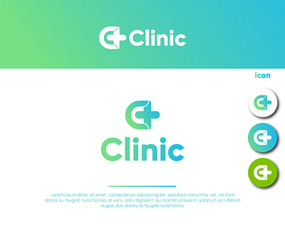 clinic logo brand branding clean design dribbble flat graphicdesign icon illustration illustrator lettering logo logotype minimal typography typography art ui ux vector vectors