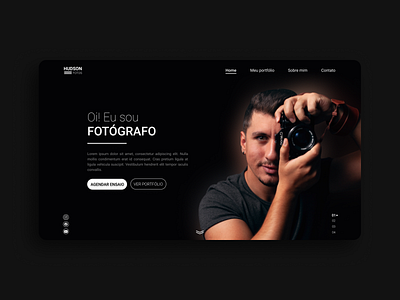 Web Portfolio | Portfólio online de Fotógrafo branding design graphic design graphicdesign minimal minimal design minimalist portfolio product design typogaphy ui ui design ux visual visual design web design website