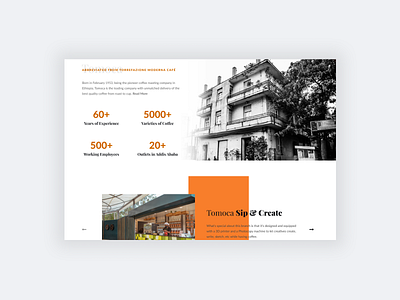 Home page Coffee Shop design figma figmadesign homepage design light theme minimal designs minimalist ui design ui ux design user interface design webdesign website design