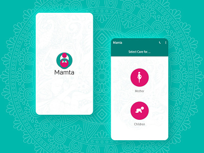 Mamta: Helps mothers to take care of self and her child. app design hci interaction design ui ui ux ui ux designer ux