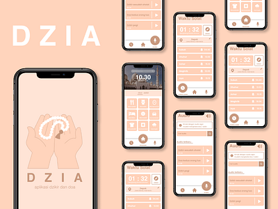 DZIA app design exams flat idnakhwat thyratiara ui ux