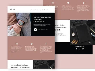 Fashion web branding design flat typography ui ui design uidesign uiux ux web webdesign website website design