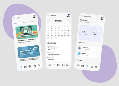 Educational App Concept (updated) minimal modern modern design ui ui design