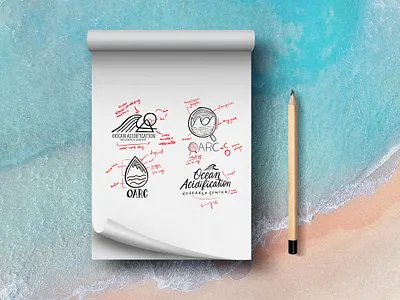 Open Acidification Research Center (OARC) brand guidelines branding graphic design logo design print design typography vector