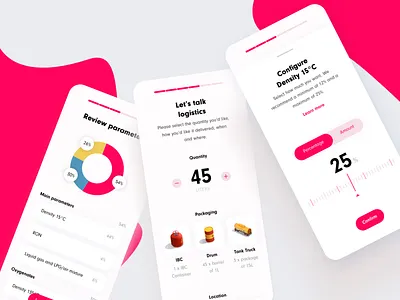 Product Builder: Light mode app design application configuration customize product guided tour interface mobile onboarding product product builder screen setup ui ux wizard