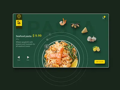 Round Food playoff protopie