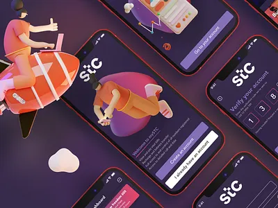 mySTC app branding figma popular popular shot ui ui ux uiux ux ux design ux designer visal