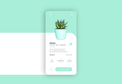 #DAILY UI 012 - Plant shop app app daily ui dailyui dailyuichallenge interface nature app plant plant app ui ui design