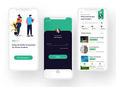 E learning App Design mobile design product design uiux web design