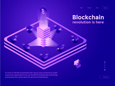 Blockchain creativity illustration svov