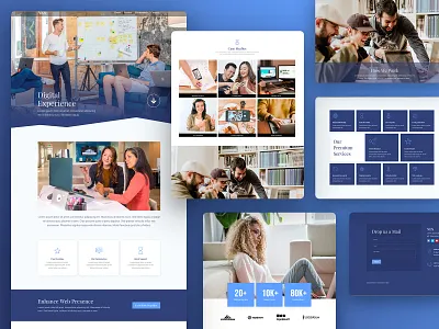 Marketing Agency Elementor Template Kit agency creative inspiration marketing minimal template templatekit web web design website
