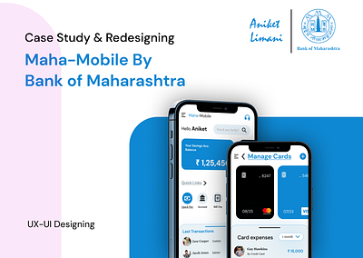 Maha-Mobile Banking App Redesign & Case Study app design bankingapp behance casestudy design dribbble figma prototyping redesign uidesign uxdesign