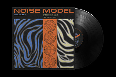 NOISE MODEL / EP COVER design epcover graphicdesign illustration layout typography