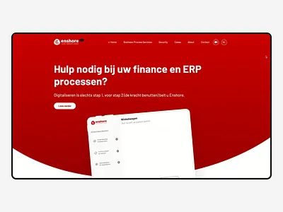 Enshore - Embrace Technology branding design development logo ui ux webdesign website