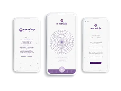 Moondala App design ui design ux design