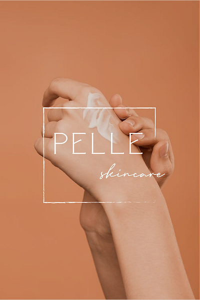 Pelle Skincare: Minimalist Brand Design brand identity branding branding design branding identity branding stylist logo logo design minimalist design minimalist logo skincare branding