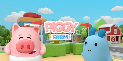 Piggy Farm Game android game game art game design illustration ios paladin engineering