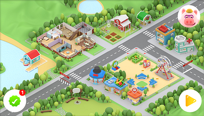 Piggy Farm Game android game game art game design gaming ios map meta map paladin engineering