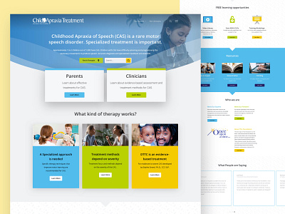 Child Apraxia Treatment | Nonprofit Website brand cause design development graphicdesign landing page live nonprofit organization philanthropy sketch speech therapy ui ux web design website website design wordpress