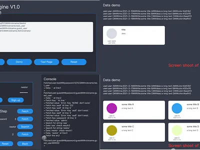 Data Engine By Nestor app design pieday playoff protopie