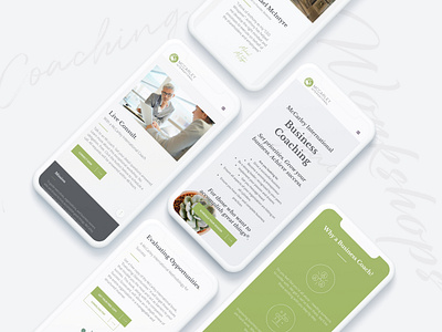 McCarley Mobile Screens branding design jillstclair jillstclaircreative uiux user experience user interface uxdesign web design website