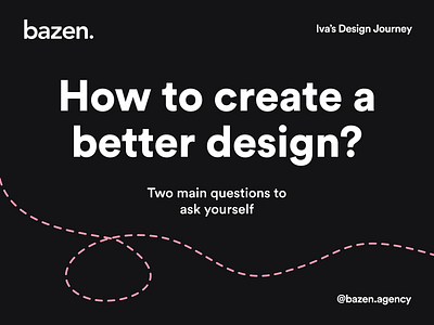 Junior UI Tip - How to create a better design bazen agency design inspiration design process design research design thinking design tip design tips instagram post instagram post design instagram posts junior designer ui ui design uidesign uidesigns uiux ux ux research