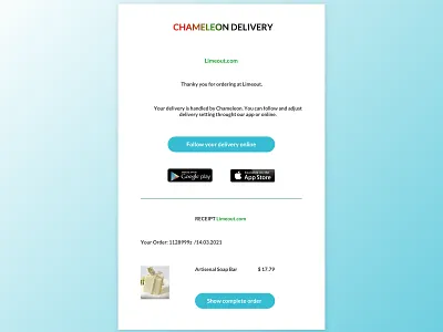 Daily UI #017 dailyui dailyuichallenge receipt