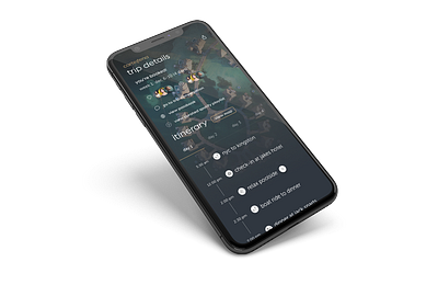 Travel App Itinerary Screen design travel app ui design ux design