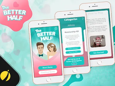 The Better Half Game - Quiz game for couples android app development android app development company ios app design ios app development ios app development company iphone app development iphone app development company mobile app design mobile app development ui design