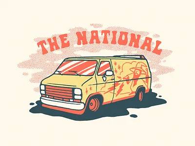 The National bitchin illustration magic national retro shirt graphic the national van vannin wizard