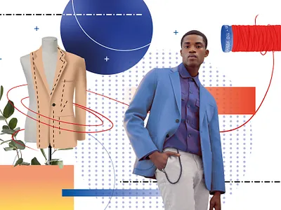 Men's Fashion Illustration Narrative banner banner design design diversity fashion illustration inclusion man men mens fashion menswear shimejicreatives