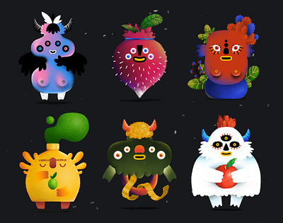 monsters | vol. 1 animals artwork beasts character design characters creatures digital illustration illustration monster monster club monsters