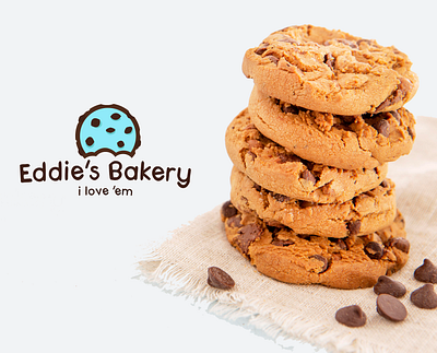 logo design presentation for eddie's bakery brand brand identity branding design graphicdesign logo logo maker logodesign logotype logotype design