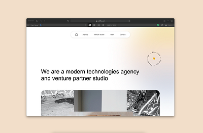 Fresh Framework agency gradient ui web webflow