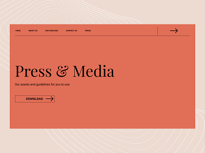 Daily UI 51 | Press Page daily 100 challenge daily ui daily ui 051 dailyui dailyuichallenge press press and media press kit press page ui