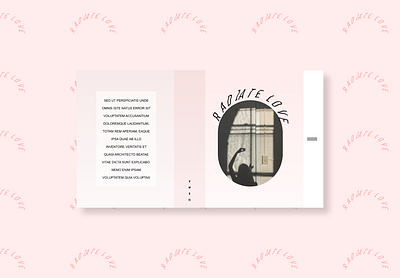 Radiate love adobexd design graphic design illustration minimal mockup typography ui ux web web design website design
