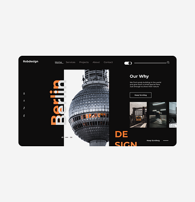 Berlin: landing page app art branding clean design illustration minimal typography ui ux web website