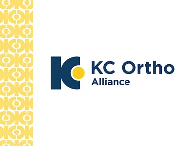 KCOA final logo brand branding color color palette design doctor icon kansas city logo logo design ortho orthopaedics orthopedic pattern